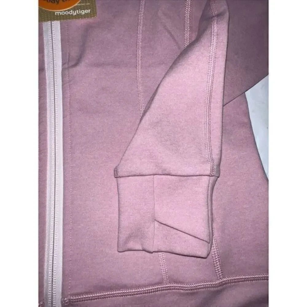 Moodytiger Practice Jacket Full Zip‎ Parfait Pink Size 14(160cm) NWT